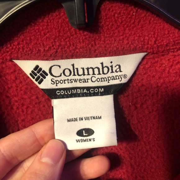 Women's pink Columbia full zip jacket, Size L - Picture 4 of 6